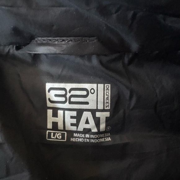 32 Degrees Black Puffer Jacket - Picture 5 of 5